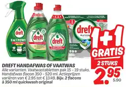 Dekamarkt Dreft Handafwas of Vaatwas aanbieding