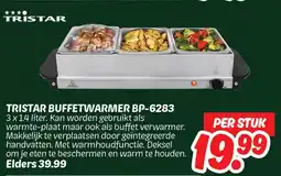 Dekamarkt Tristar Buffetwarmer BP-6283 aanbieding