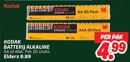 Dekamarkt Kodak Batterij Alkaline aanbieding