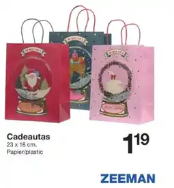 Zeeman Cadeautas aanbieding