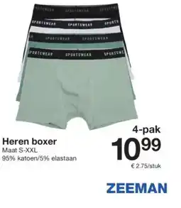 Zeeman Heren boxer aanbieding