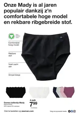 Zeeman Dames tailleslip Mady aanbieding