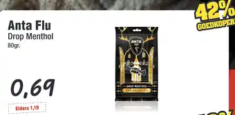 Budget Food Anta Flu Drop Menthol aanbieding