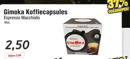 Budget Food Gimoka Koffiecapsules Espresso Macchiato aanbieding
