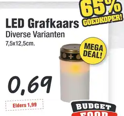 Budget Food LED Grafkaars aanbieding