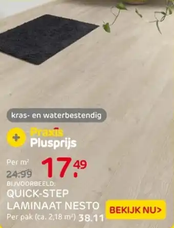 Praxis Quick-step laminaat nesto aanbieding