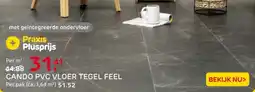 Praxis CANDO PVC VLOER TEGEL FEEL aanbieding