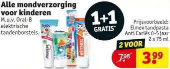 Kruidvat Alle mondverzorging voor kinderen aanbieding