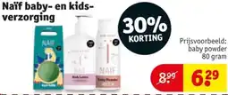 Kruidvat Naïf baby en kinderverzorging aanbieding