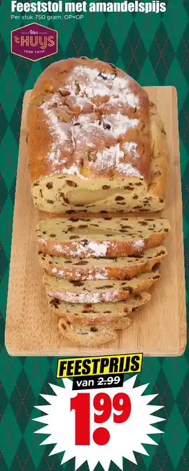 Feeststol met amandelspijs