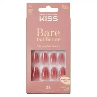 Trekpleister Kiss Bare But Better Nude Kunstnagels aanbieding