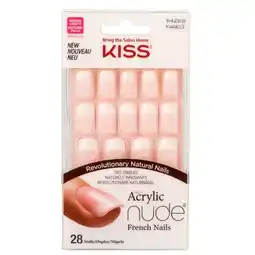 Trekpleister Kiss Nude Recht Kunstnagels aanbieding