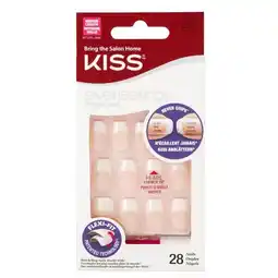 Trekpleister Kiss Everlasting Medium Pearl Kunstnagels aanbieding
