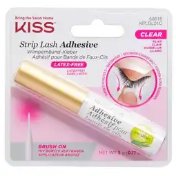 Trekpleister Kiss 24H Strip Lash Adhesive Wimperlijm aanbieding