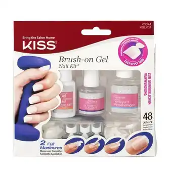 Trekpleister Kiss Brush On Gel Kit aanbieding