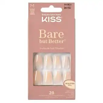 Trekpleister Kiss Bare But Better TruNude Kunstnagels aanbieding