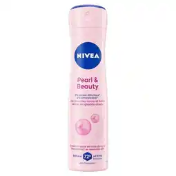 Trekpleister NIVEA Pearl & Beauty Deodorant Spray aanbieding