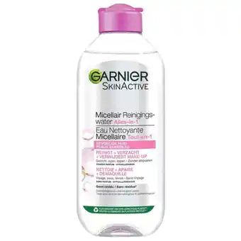 Trekpleister Garnier SkinActive Alles-In-1 Micellair Reinigingswater aanbieding