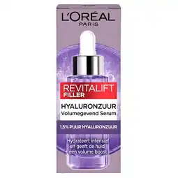 Trekpleister L'Oréal Paris Revitalift Filler Anti-Rimpel Serum aanbieding