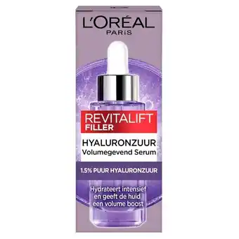 Trekpleister L'Oréal Paris Revitalift Filler Anti-Rimpel Serum aanbieding