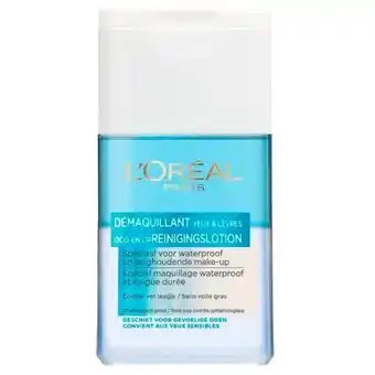 Trekpleister L'Oréal Paris Waterproof Make-Upremover voor Oog en Lippen aanbieding