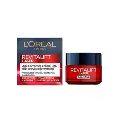 Trekpleister L'Oréal Paris Revitalift Laser Anti-Rimpel Dagcrème aanbieding