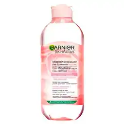 Trekpleister Garnier SkinActive Micellair Reinigingswater met Rozenwater aanbieding