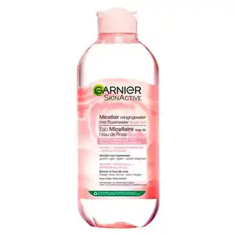 Trekpleister Garnier SkinActive Micellair Reinigingswater met Rozenwater aanbieding