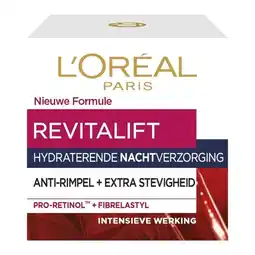 Trekpleister L’Oréal Paris Revitalift Anti-Veroudering Nachtcrème aanbieding