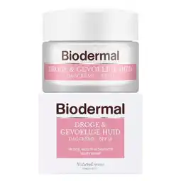 Trekpleister Biodermal Dagcrème voor de Droge en Gevoelige Huid aanbieding