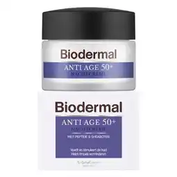 Trekpleister Biodermal Anti Age 50+ Nachtcrème aanbieding