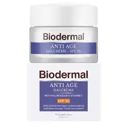 Trekpleister Biodermal Anti-age SPF30 Dagcrème aanbieding