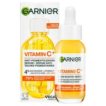 Trekpleister Garnier SkinActive Vitamin C Glow Booster Serum aanbieding