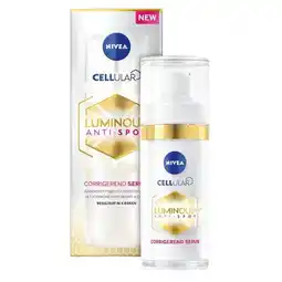 Trekpleister NIVEA Cellular Luminous630 Anti-Spot Corrigerend Serum aanbieding