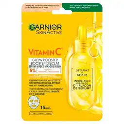 Trekpleister Garnier SkinActive Vitamine C Serummasker aanbieding