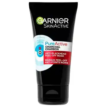 Trekpleister Garnier Skin Naturals Pure Active Charcoal Peel Off-Masker aanbieding