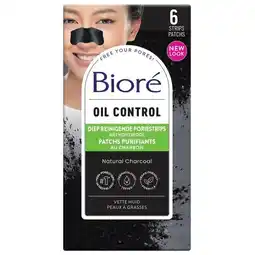 Trekpleister Bioré Diep Reinigende Poriestrips met Houtskool aanbieding