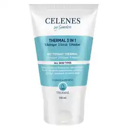 Trekpleister Celenes By Sweden Thermal 3-in-1 Reiniging, Scrub en Masker aanbieding
