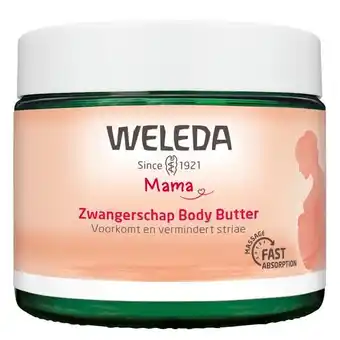 Trekpleister Weleda Mama Zwangerschap Body Butter aanbieding