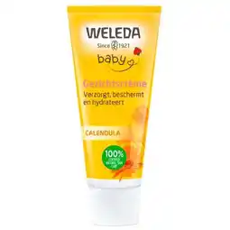 Trekpleister Weleda Baby Calendula Gezichtscrème aanbieding