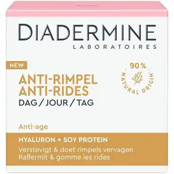 Trekpleister Diadermine Anti-Rimpel Dagcrème aanbieding