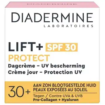 Trekpleister Diadermine Lift+ Sun Protect Dagcrème aanbieding