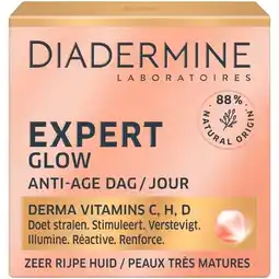 Trekpleister Diadermine Expert Active Glow Dagcrème aanbieding
