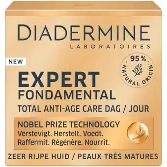 Trekpleister Diadermine Expert Fondamental Dagcrème aanbieding