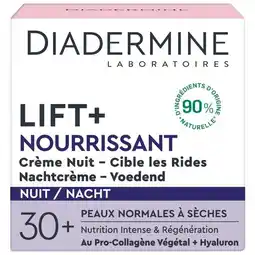 Trekpleister Diadermine Lift+ Nourrissant Nachtcrème aanbieding