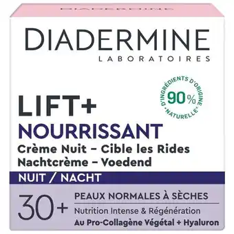 Trekpleister Diadermine Lift+ Nourrissant Nachtcrème aanbieding