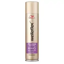Trekpleister Wella Wellaflex Fullness Volume Hold 5 Haarspray aanbieding