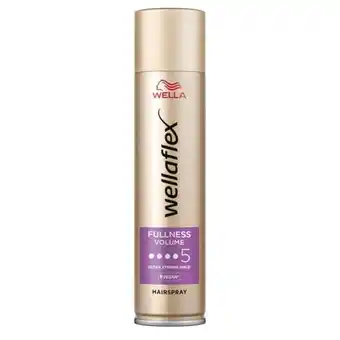 Trekpleister Wella Wellaflex Fullness Volume Hold 5 Haarspray aanbieding