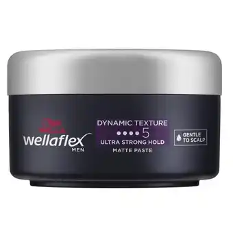 Trekpleister Wellaflex Men Dynamic Texture Matte Paste aanbieding