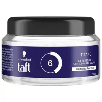 Trekpleister Taft Titane Level 6 Haargel aanbieding